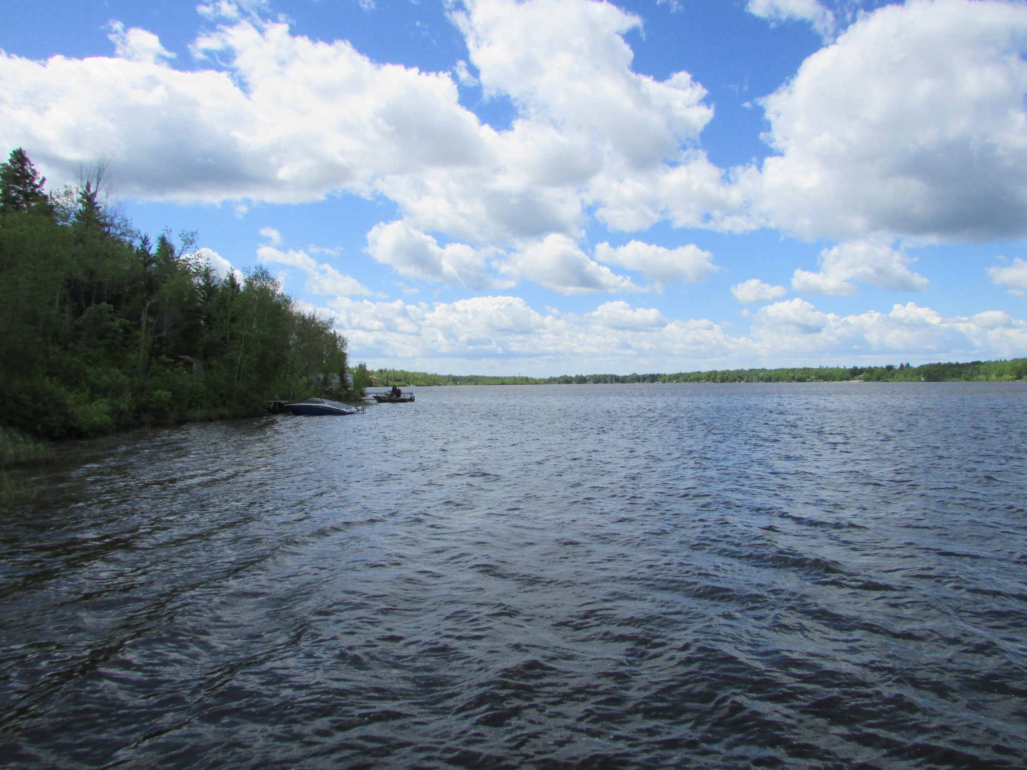 Waterfront on Winnipeg River - Shore land development